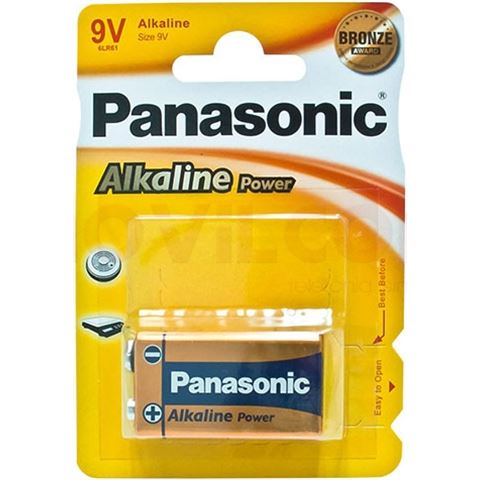 Pila Panasonic alkaline 9V 