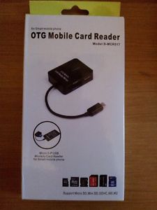 OTG micro usb Lector de tarjetas