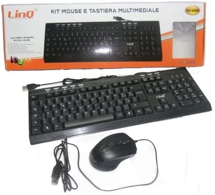 Combo teclado + ratón USB 2.0 LinQ MK-6880