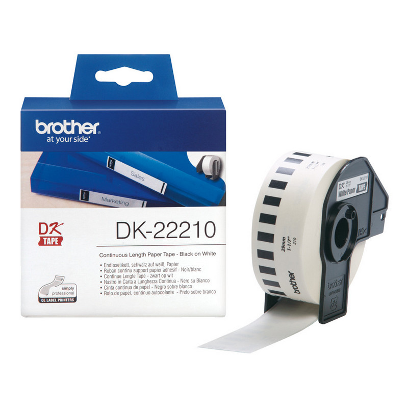 Etiquetas Brother DK22210