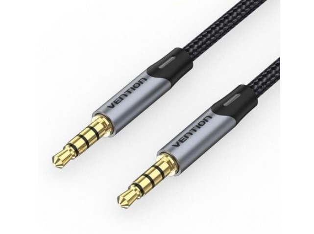 Cable Estéreo Vention BAQHG/ Jack 3.5 Macho - Jack 3.5 Macho/ 1.5m/ Gris