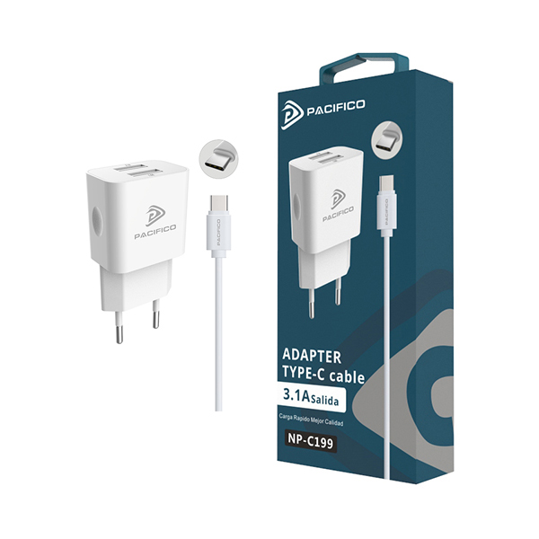 Adaptador tipo-c cable 3.1A