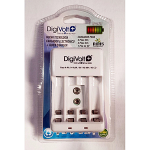 Cargador y Medidor de pilas Digivolt QC-1400